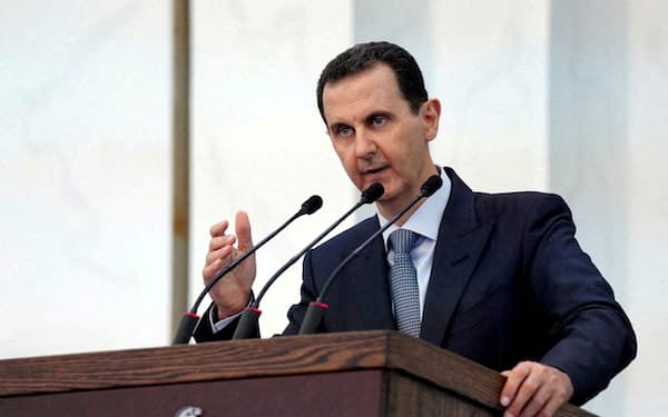 シリアのアサド大統領は内戦を巡りアラブ諸国と対立していた=シリア国営通信・ロイター