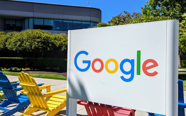 米グーグル親会社、アルファベットのネット広告事業の売り上げは前年同期比で微減だった（カリフォルニア州のグーグル本社）